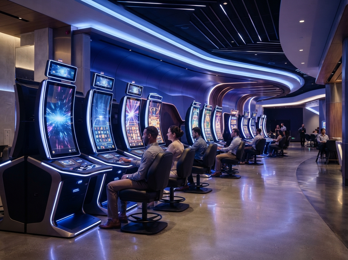 Multi-game gaming stations